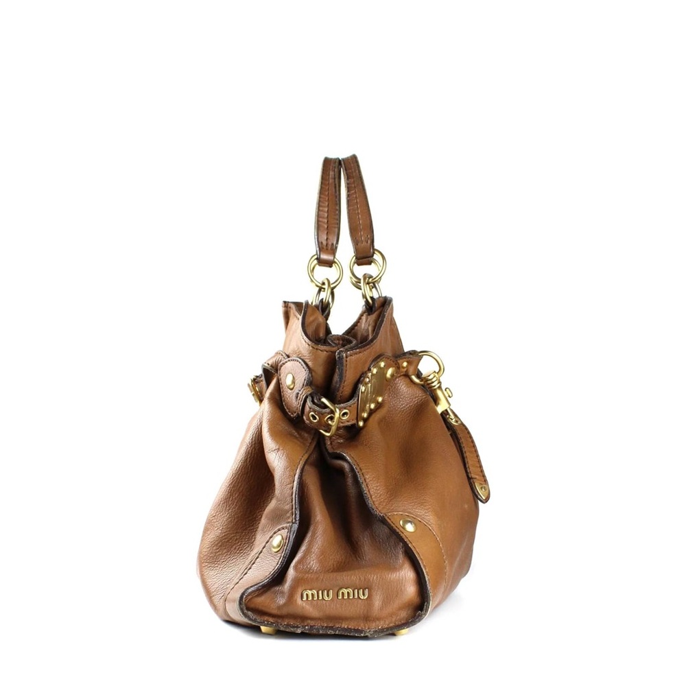 MIU MIU Handbags T. Leather Brown